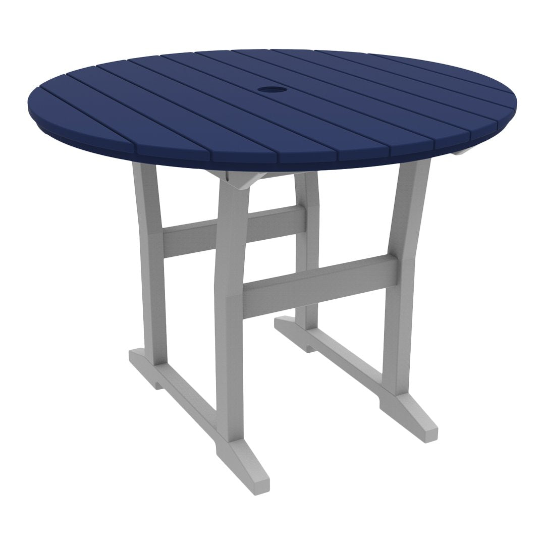 Seaside Casual Coastline Café Round Dining Table