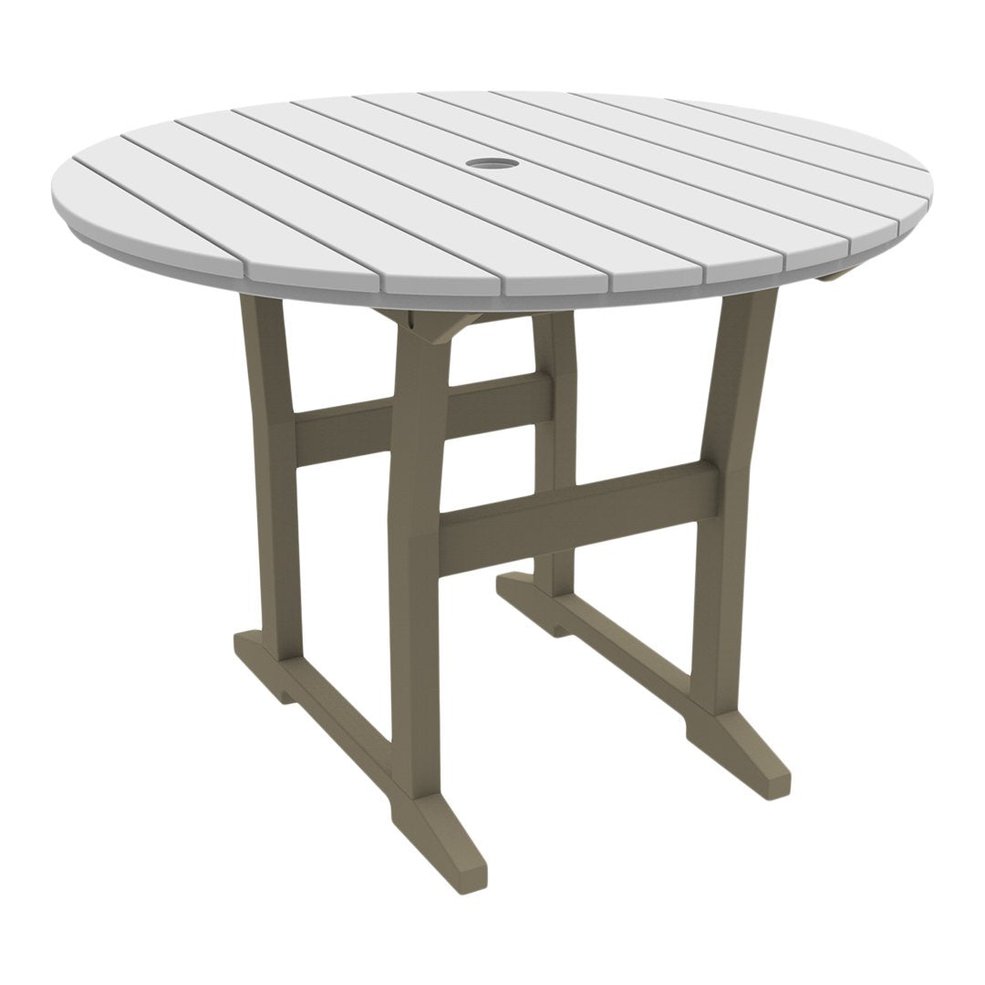 Seaside Casual Coastline Café Round Dining Table