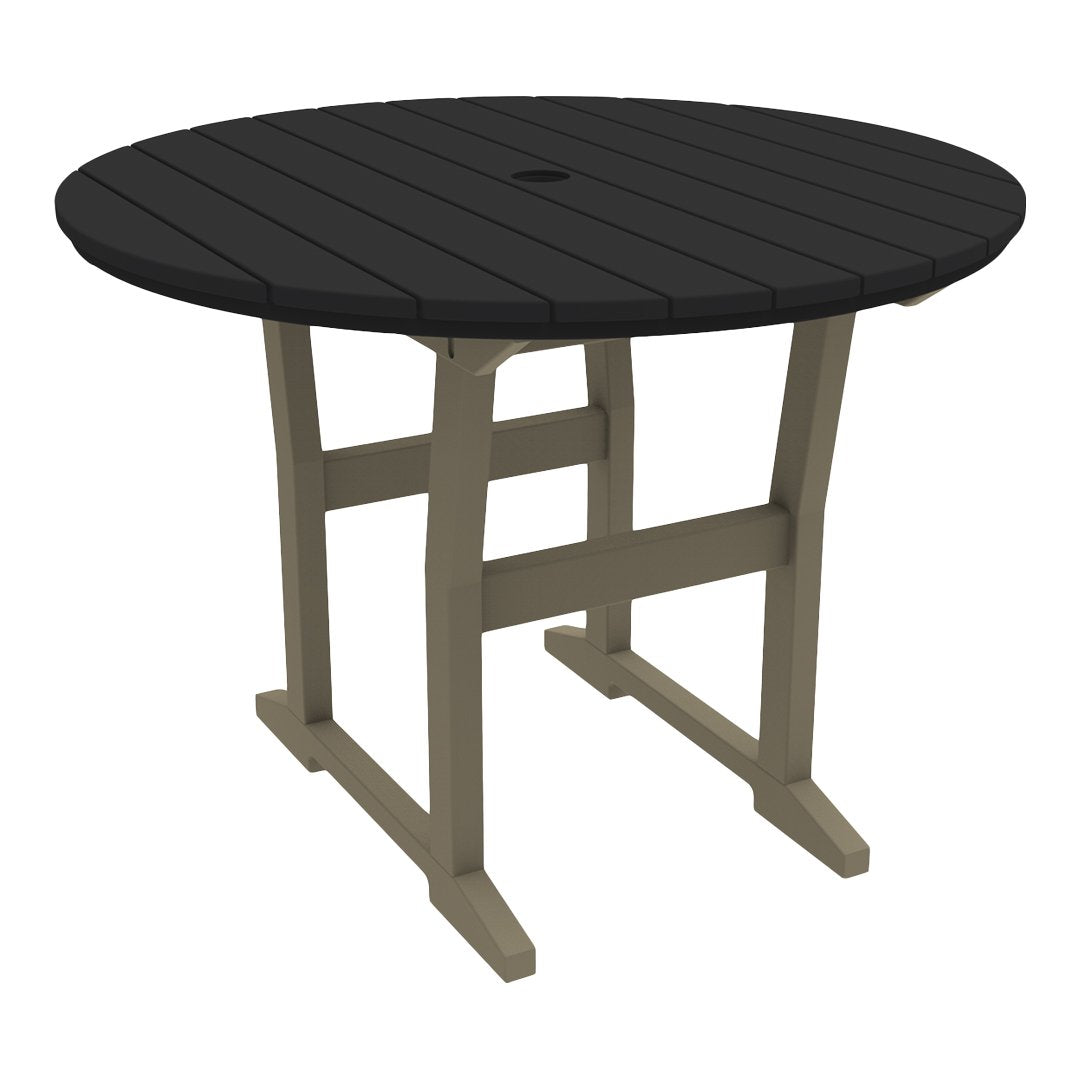 Seaside Casual Coastline Café Round Dining Table
