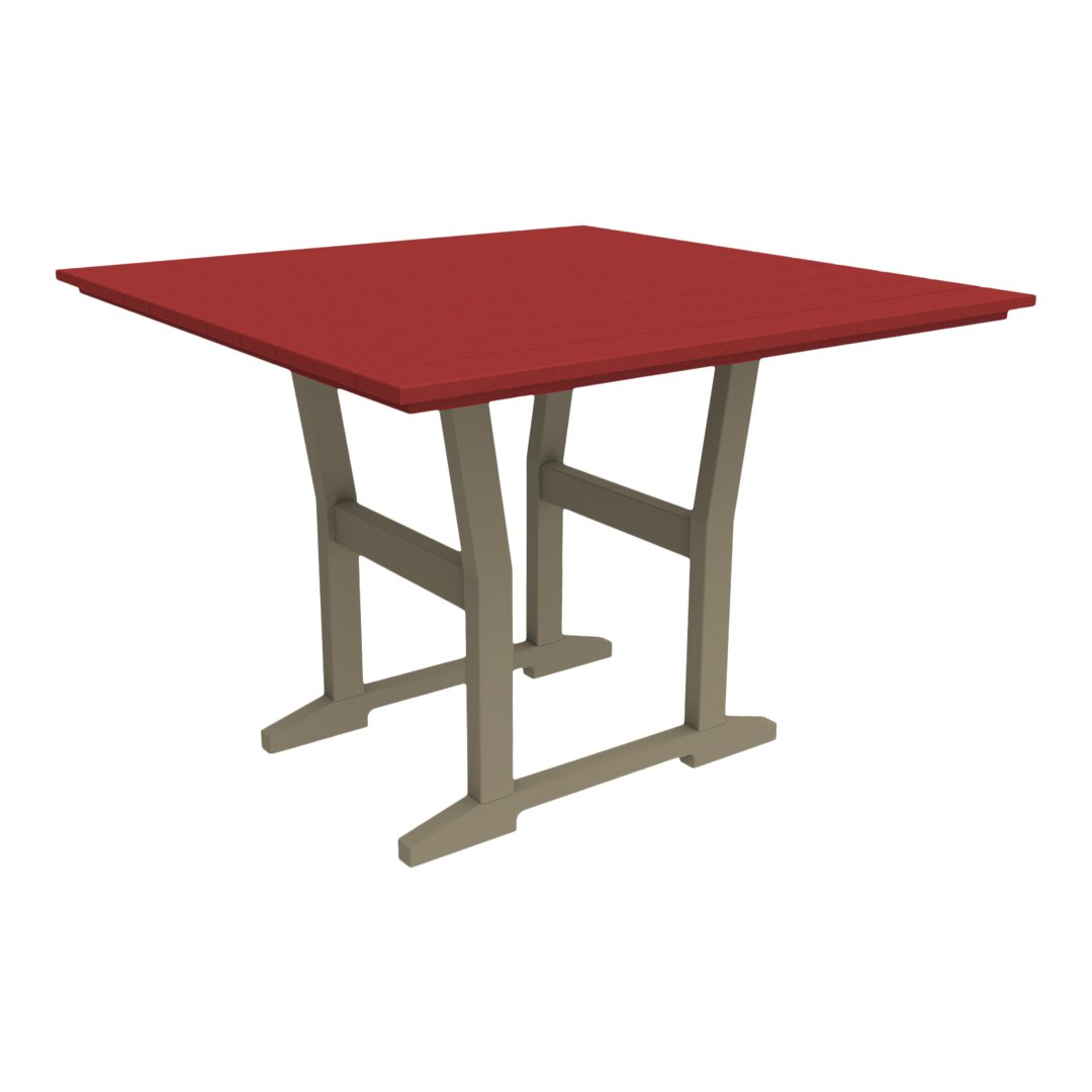 Seaside Casual Coastline Cafe Square Dining Table