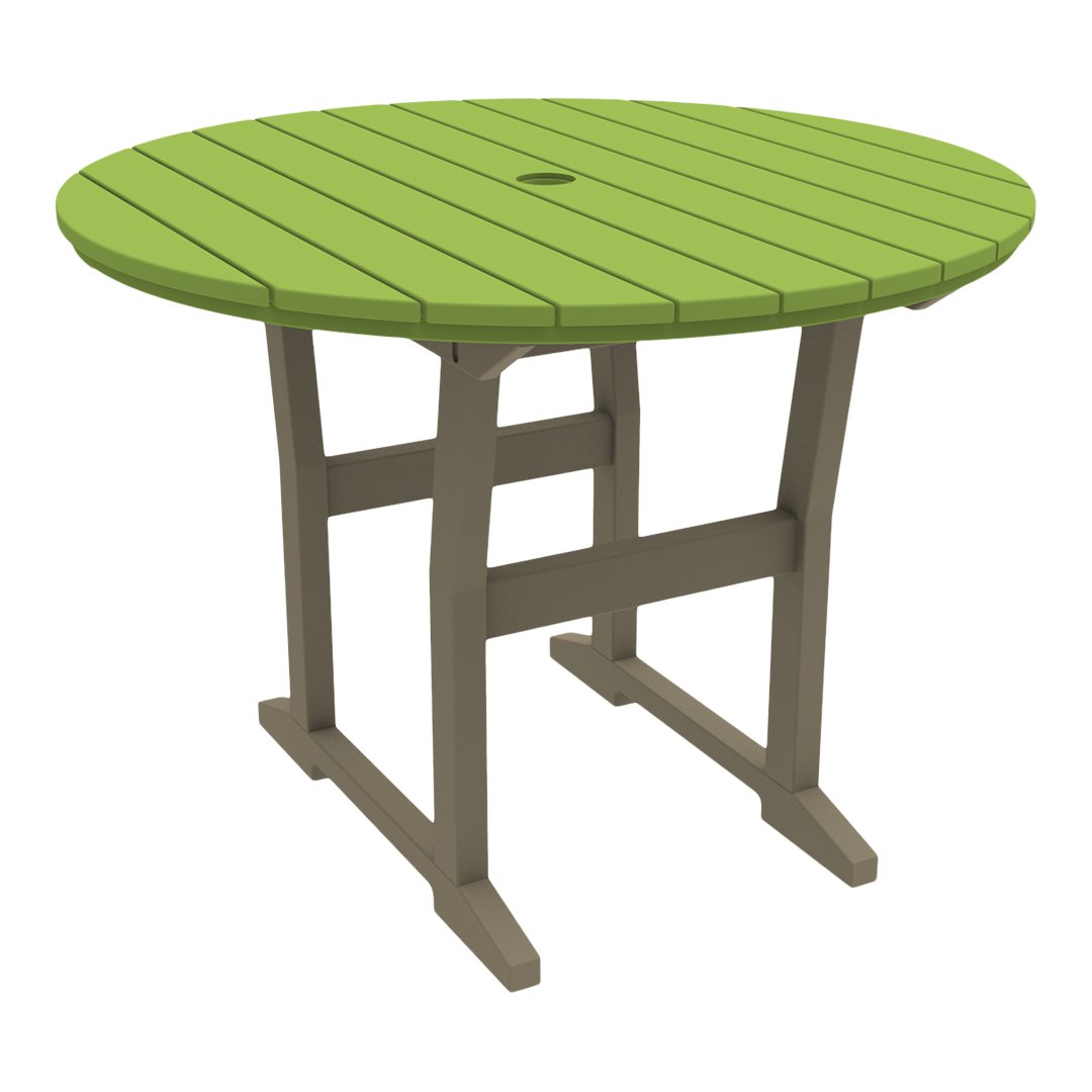 Seaside Casual Coastline Café Round Dining Table