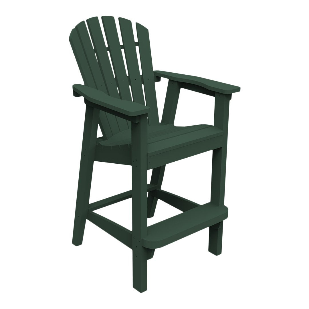 Seaside Casual Adirondack Shellback Bar Chair