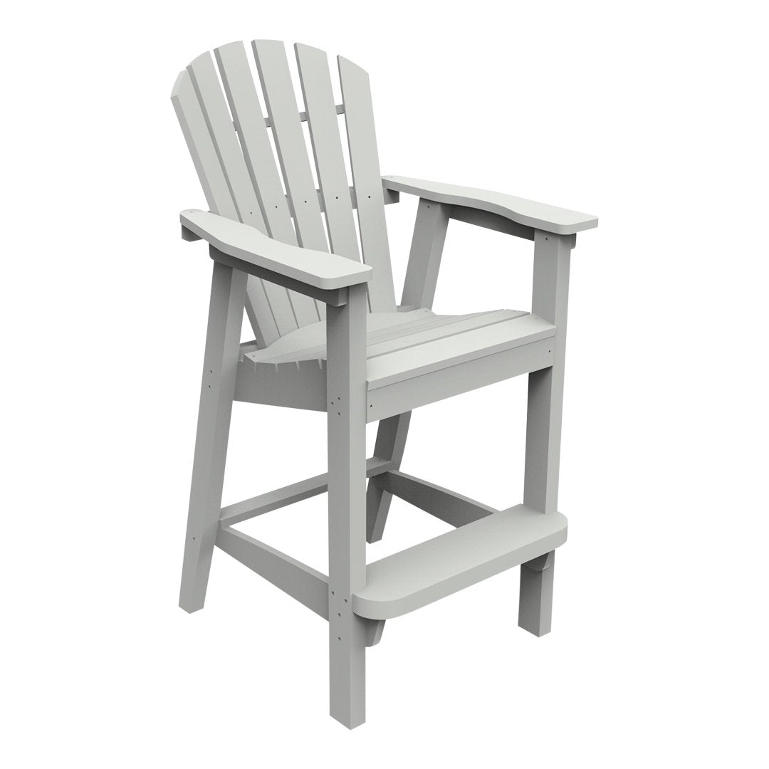 Seaside Casual Adirondack Shellback Bar Chair