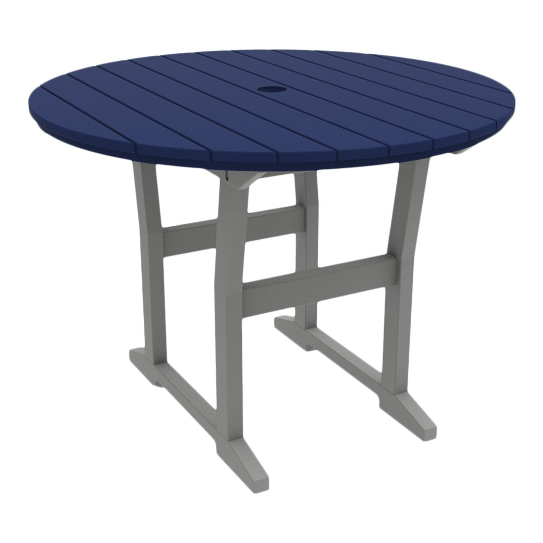 Seaside Casual Coastline Café Round Dining Table