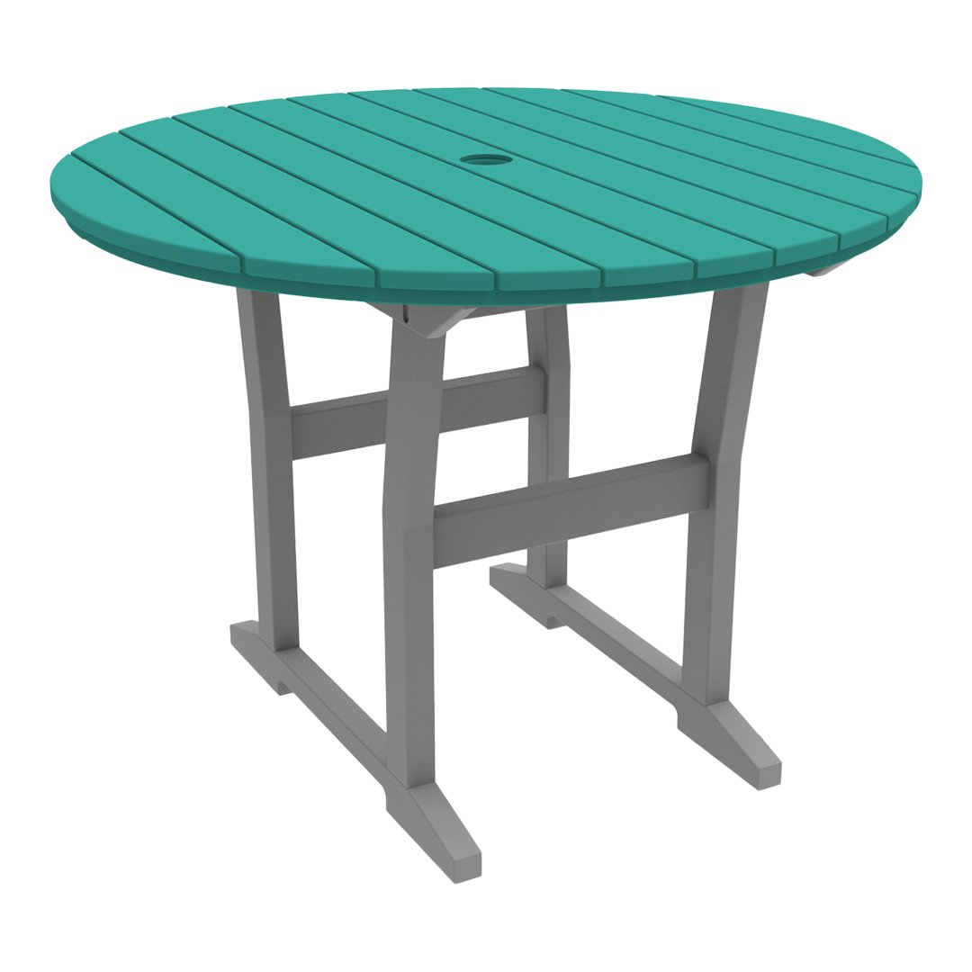 Seaside Casual Coastline Café Round Dining Table