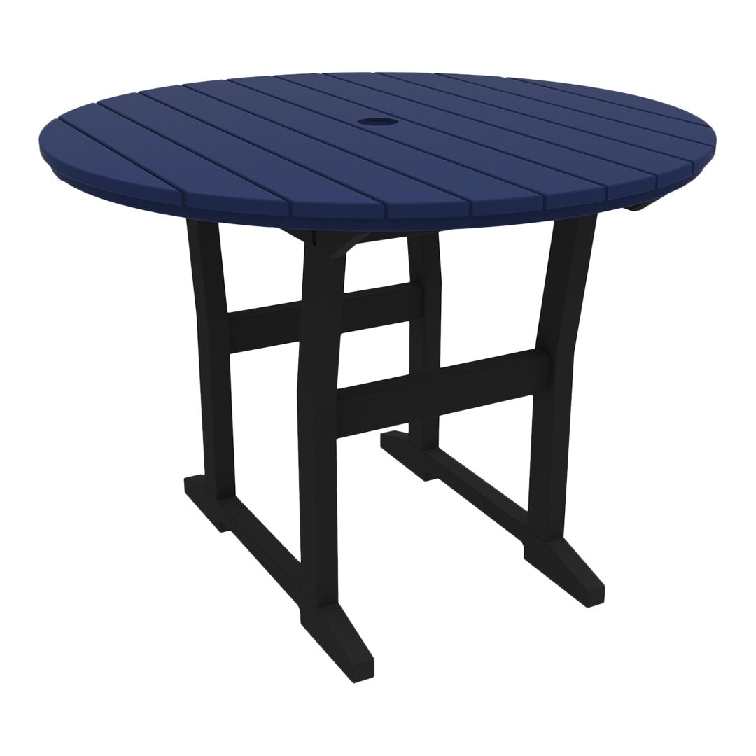 Seaside Casual Coastline Café Round Dining Table