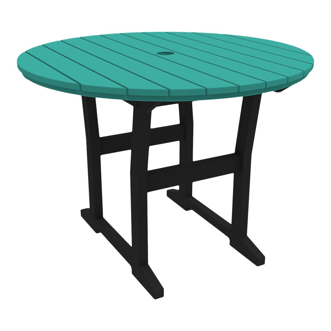 Seaside Casual Coastline Café Round Dining Table