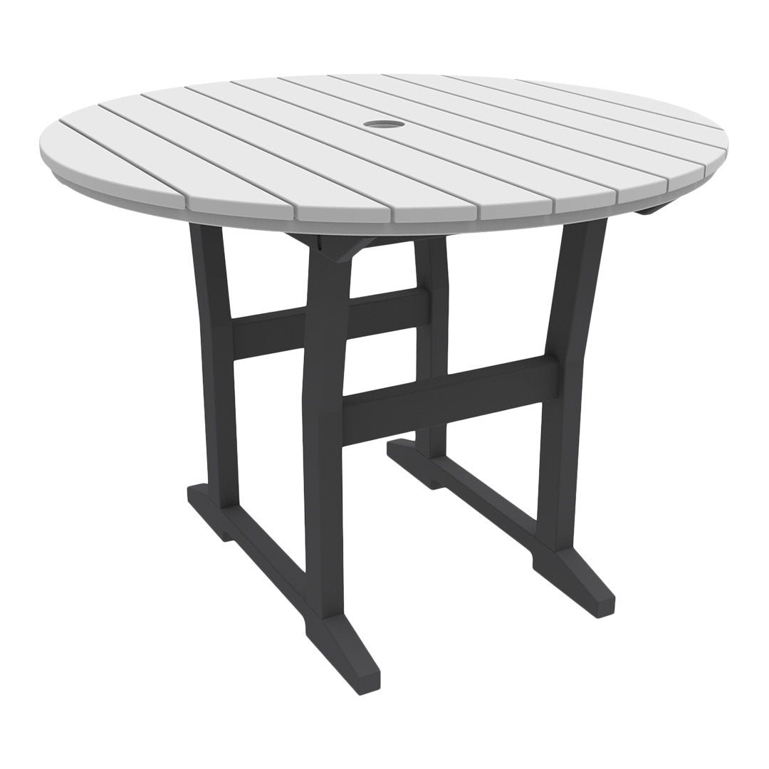 Seaside Casual Coastline Café Round Dining Table