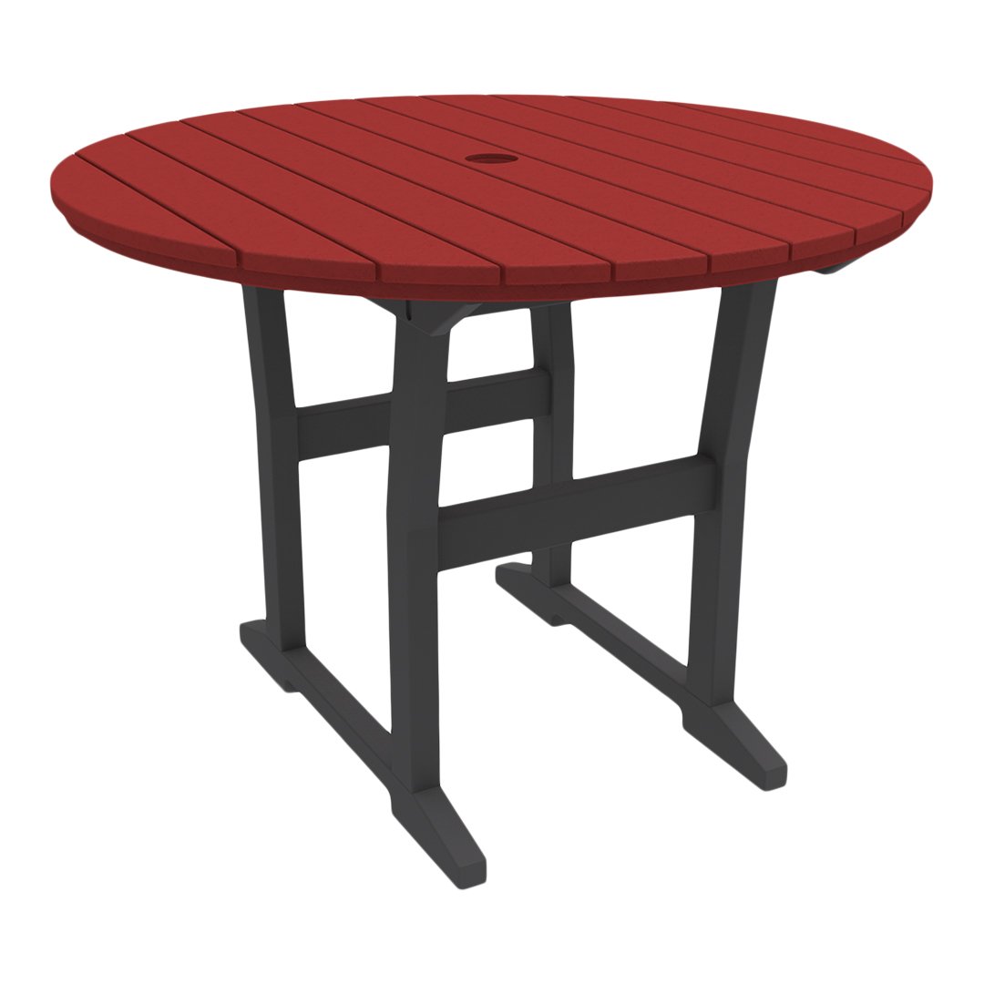 Seaside Casual Coastline Café Round Dining Table