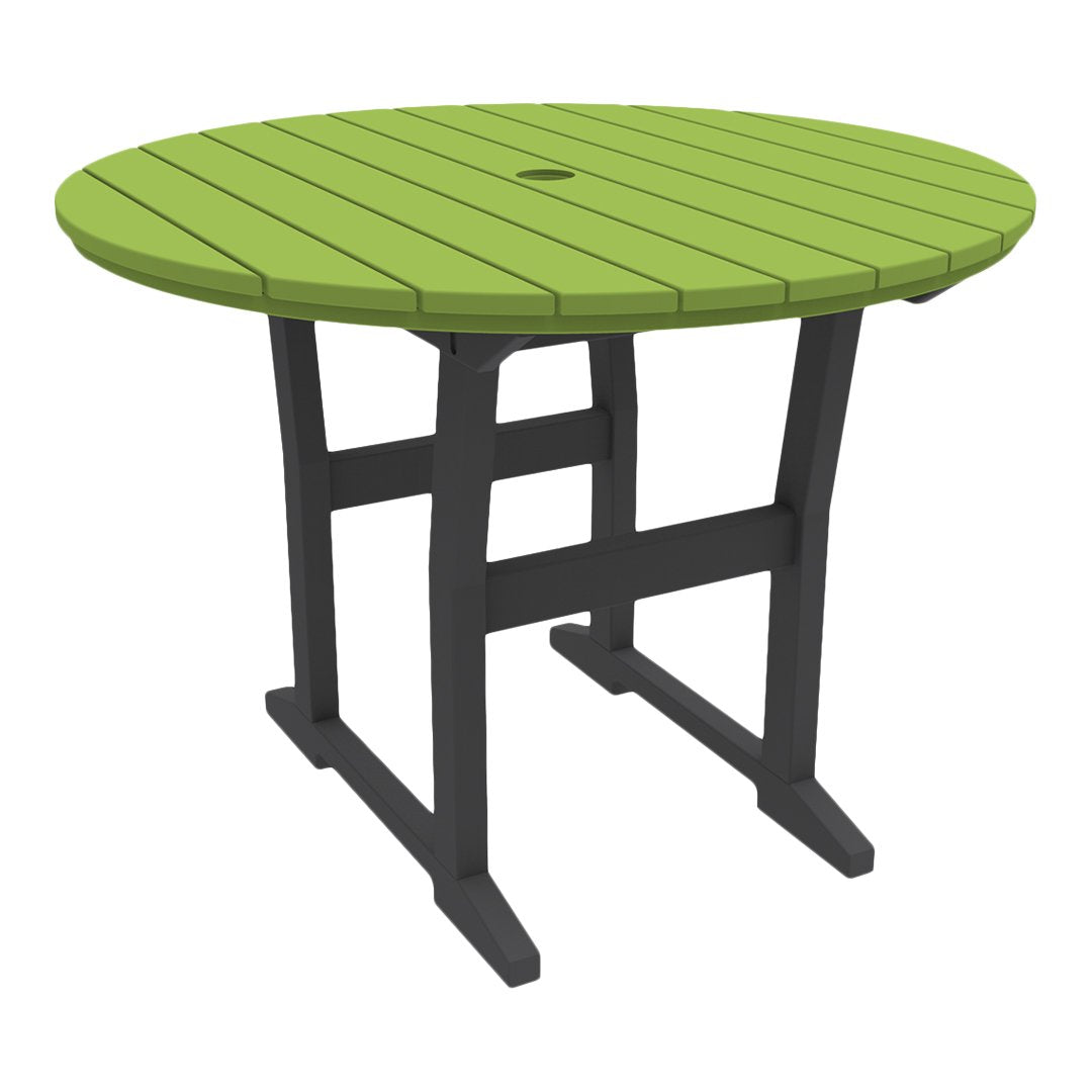 Seaside Casual Coastline Café Round Dining Table
