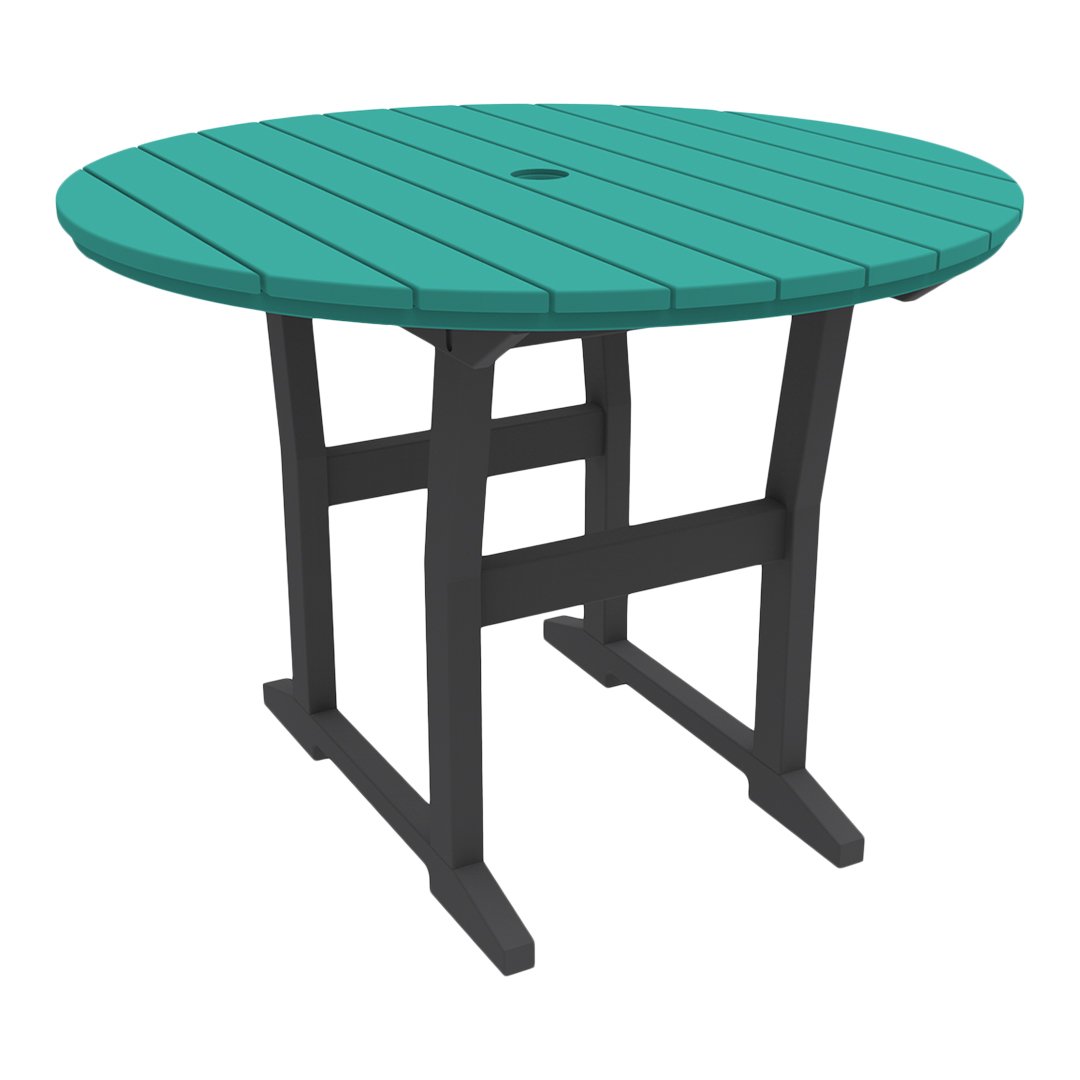 Seaside Casual Coastline Café Round Dining Table