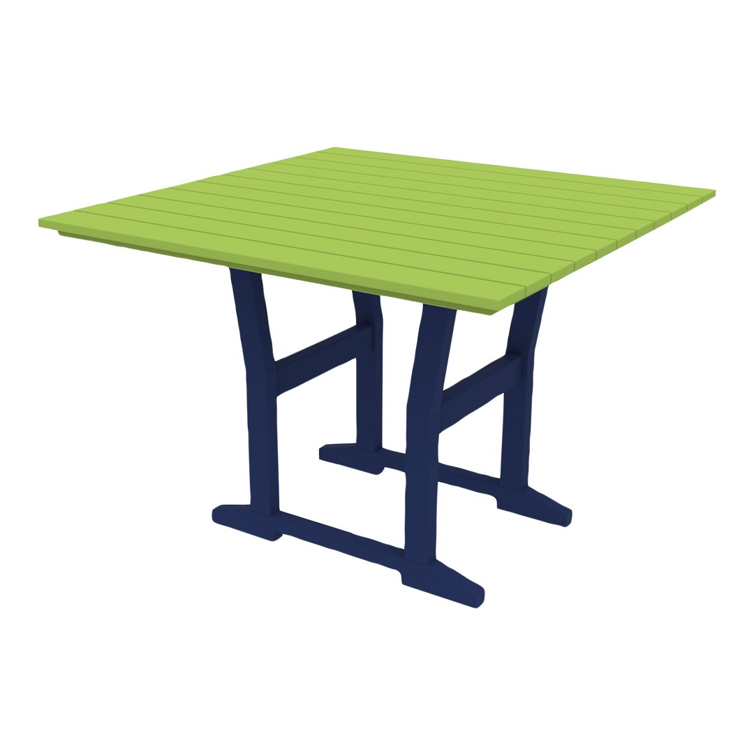Seaside Casual Coastline Cafe Square Dining Table