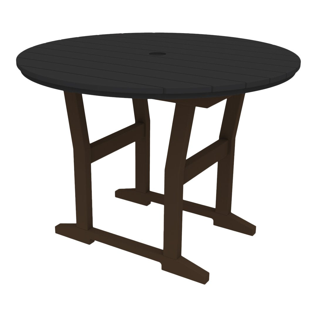 Seaside Casual Coastline Café Round Dining Table