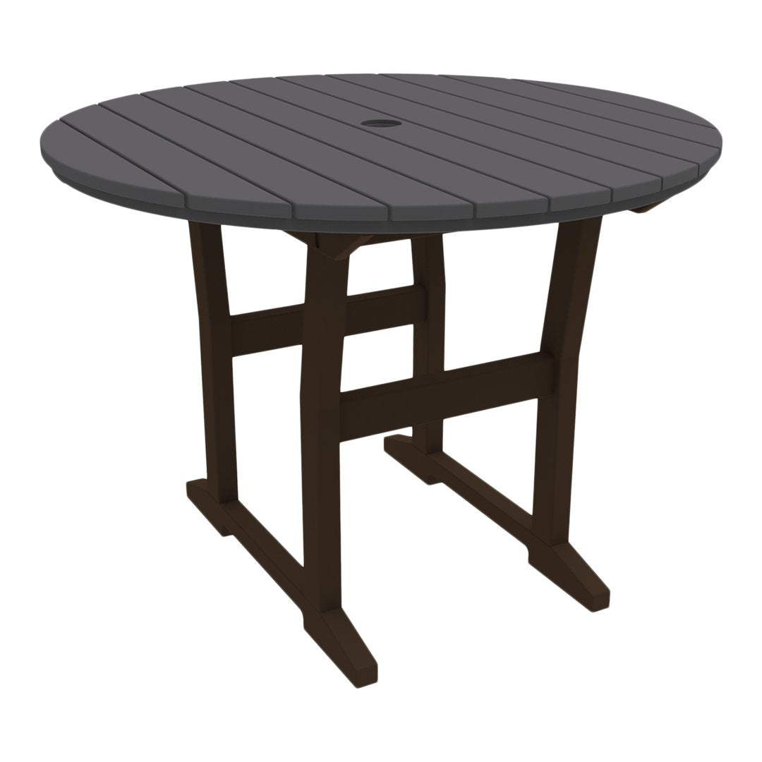 Seaside Casual Coastline Café Round Dining Table