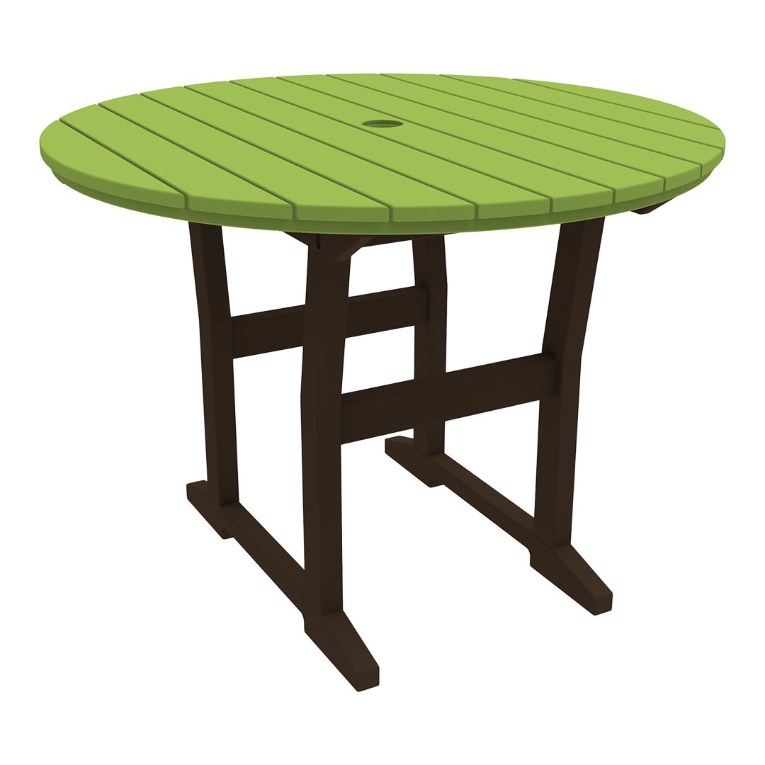 Seaside Casual Coastline Café Round Dining Table