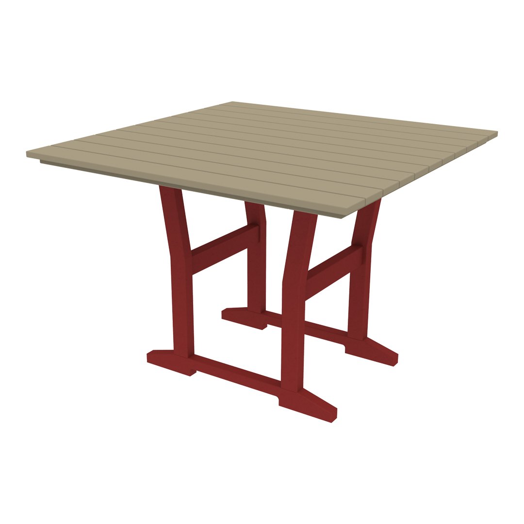 Seaside Casual Coastline Cafe Square Dining Table