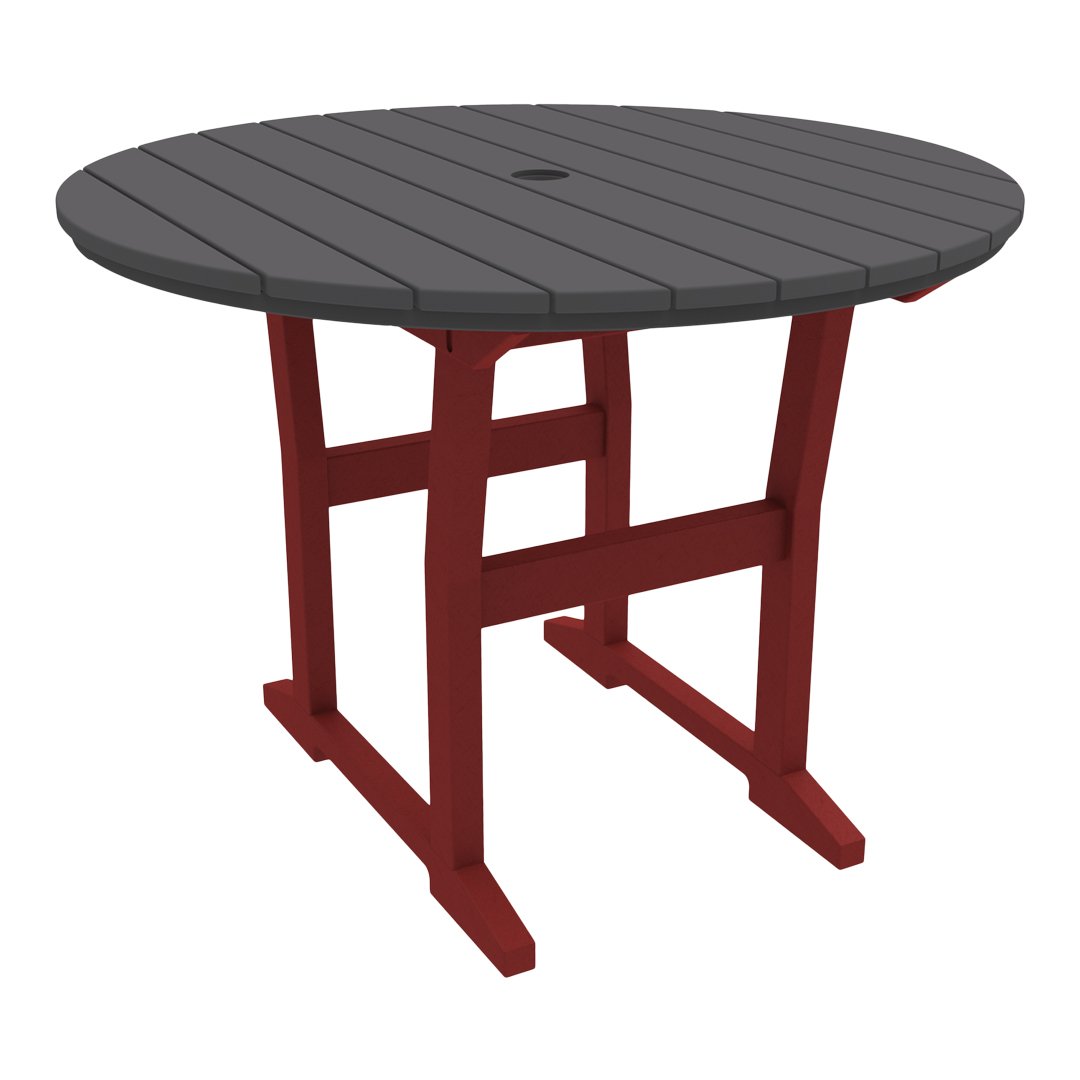 Seaside Casual Coastline Café Round Dining Table