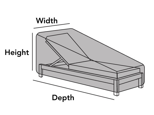 Coverstore Covermates Prestige Outdoor Chaise Lounge Cover