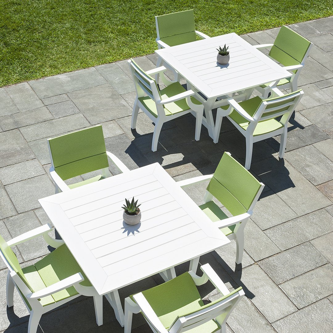 Seaside Casual SYM Square Dining Table
