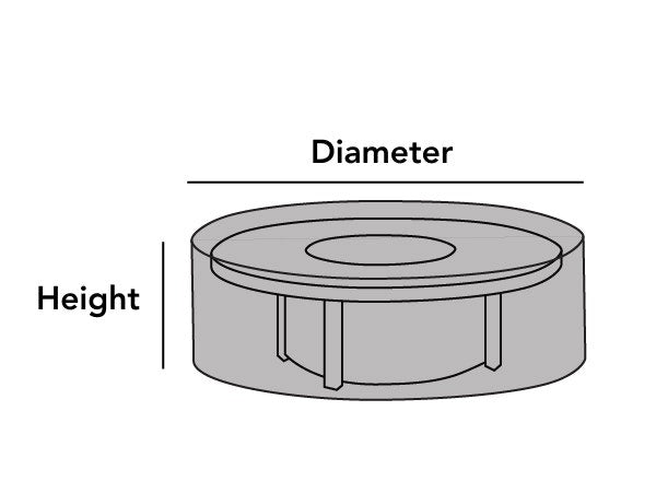 Coverstore Covermates Elite Round Fire Pit Cover