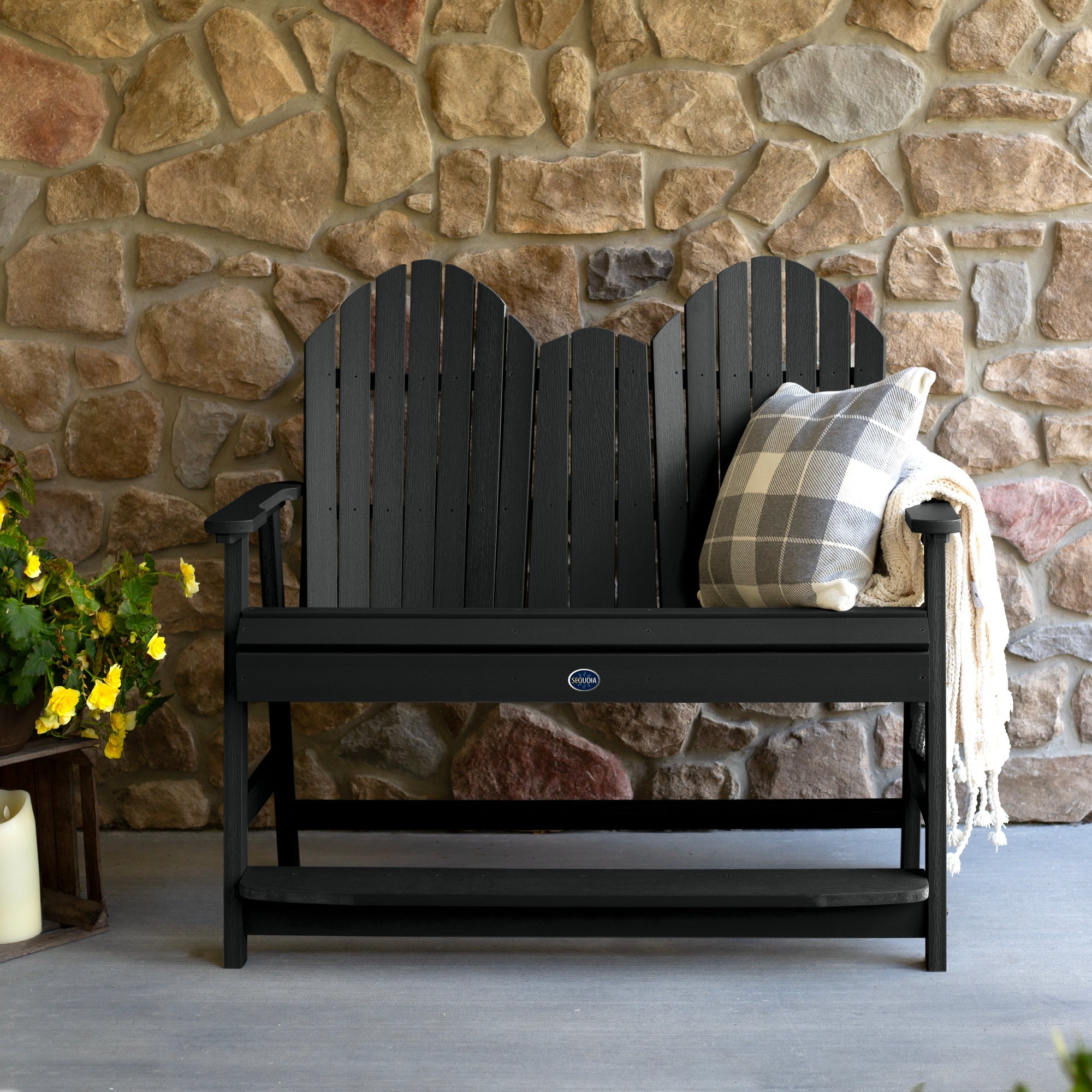 Sequoia Outdoor Lighthouse 4ft Counter Height Bench