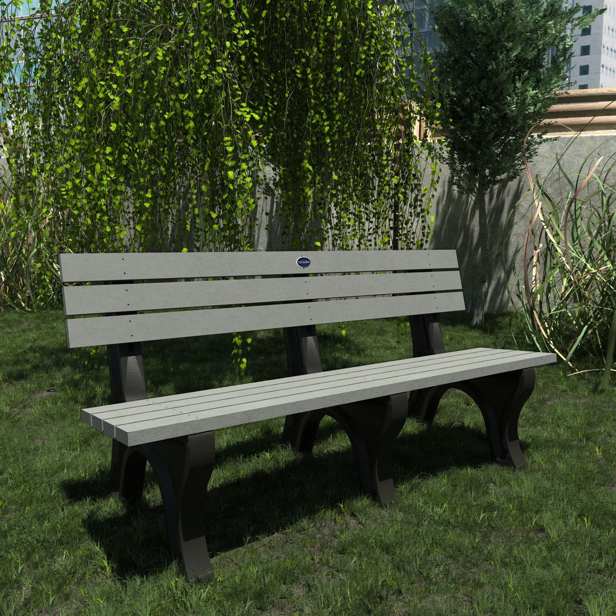Sequoia Outdoor Aurora Traditional 6ft Park Bench