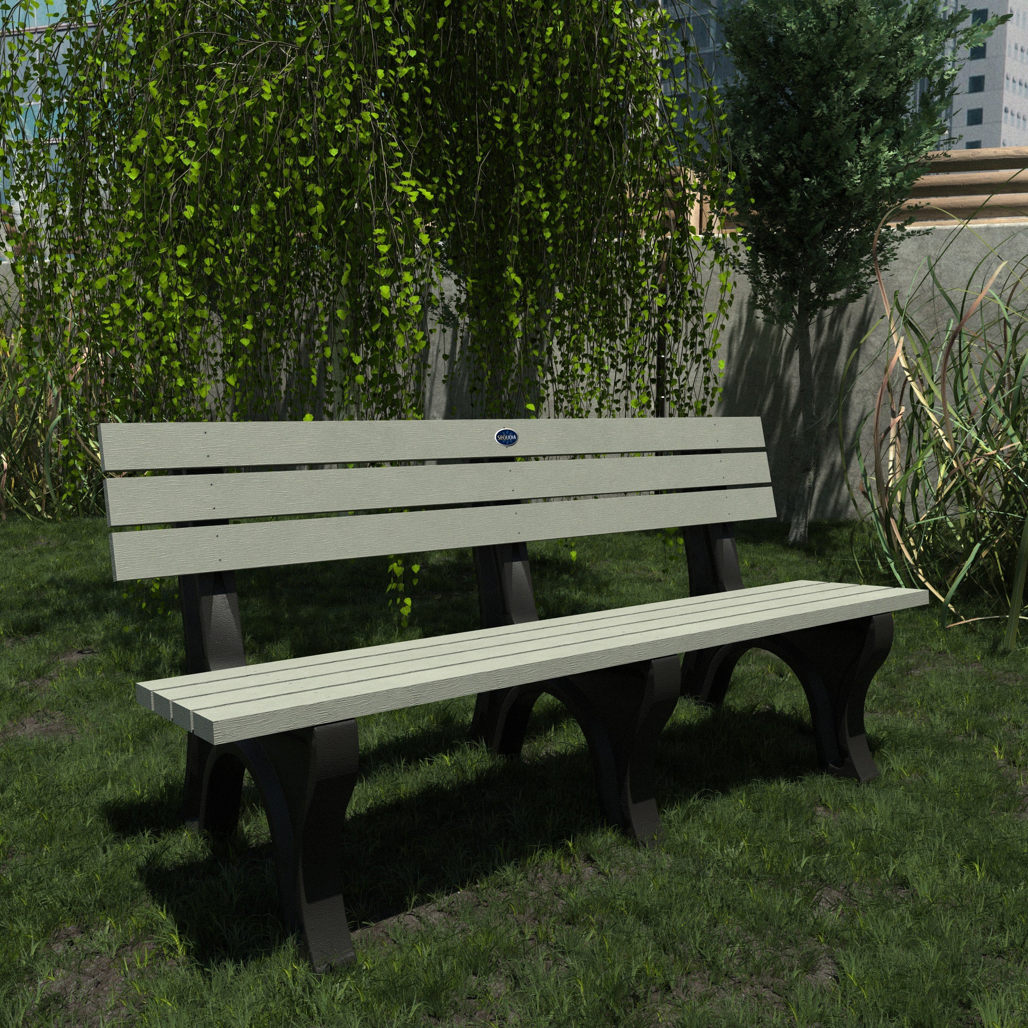 Sequoia Outdoor Aurora Traditional 6ft Park Bench