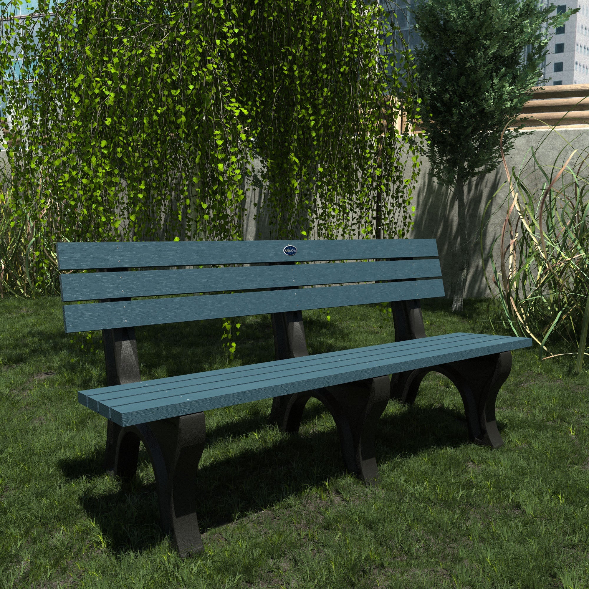 Sequoia Outdoor Aurora Traditional 6ft Park Bench