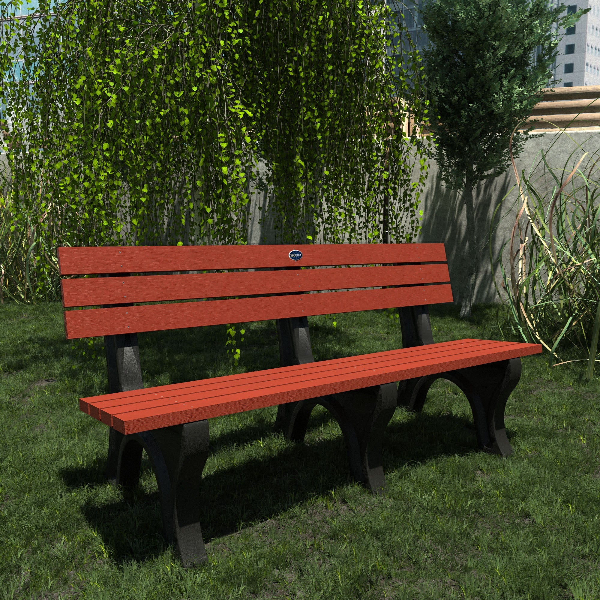 Sequoia Outdoor Aurora Traditional 6ft Park Bench
