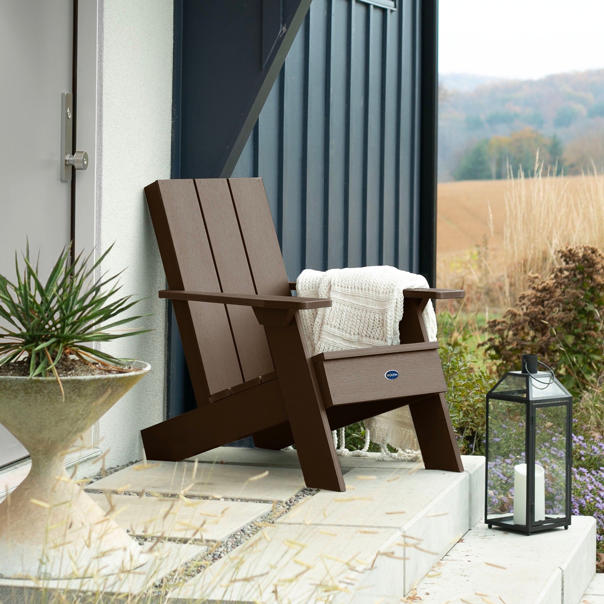 Sequoia Outdoor Granite Hills Modern Adirondack Chair