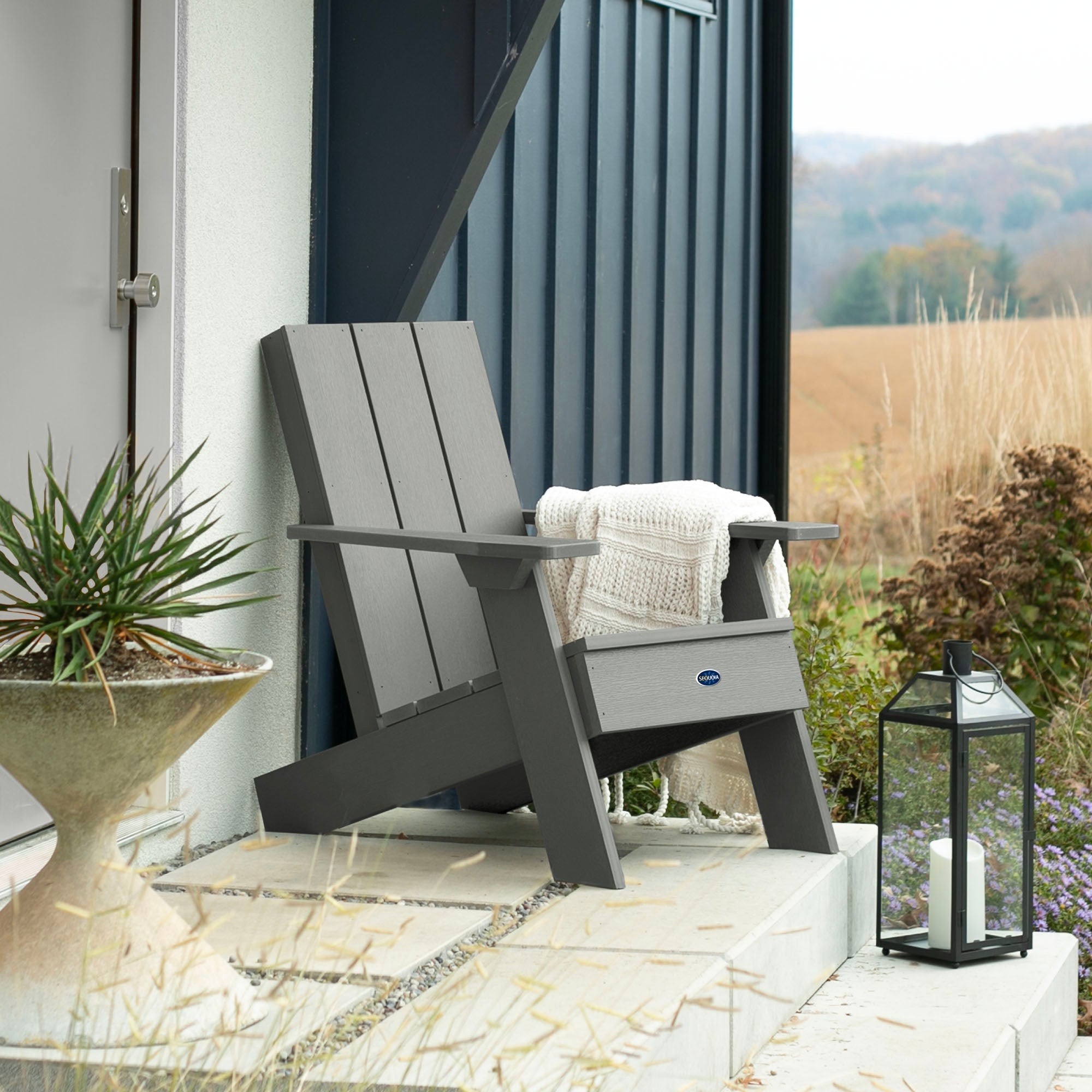 Sequoia Outdoor Granite Hills Modern Adirondack Chair