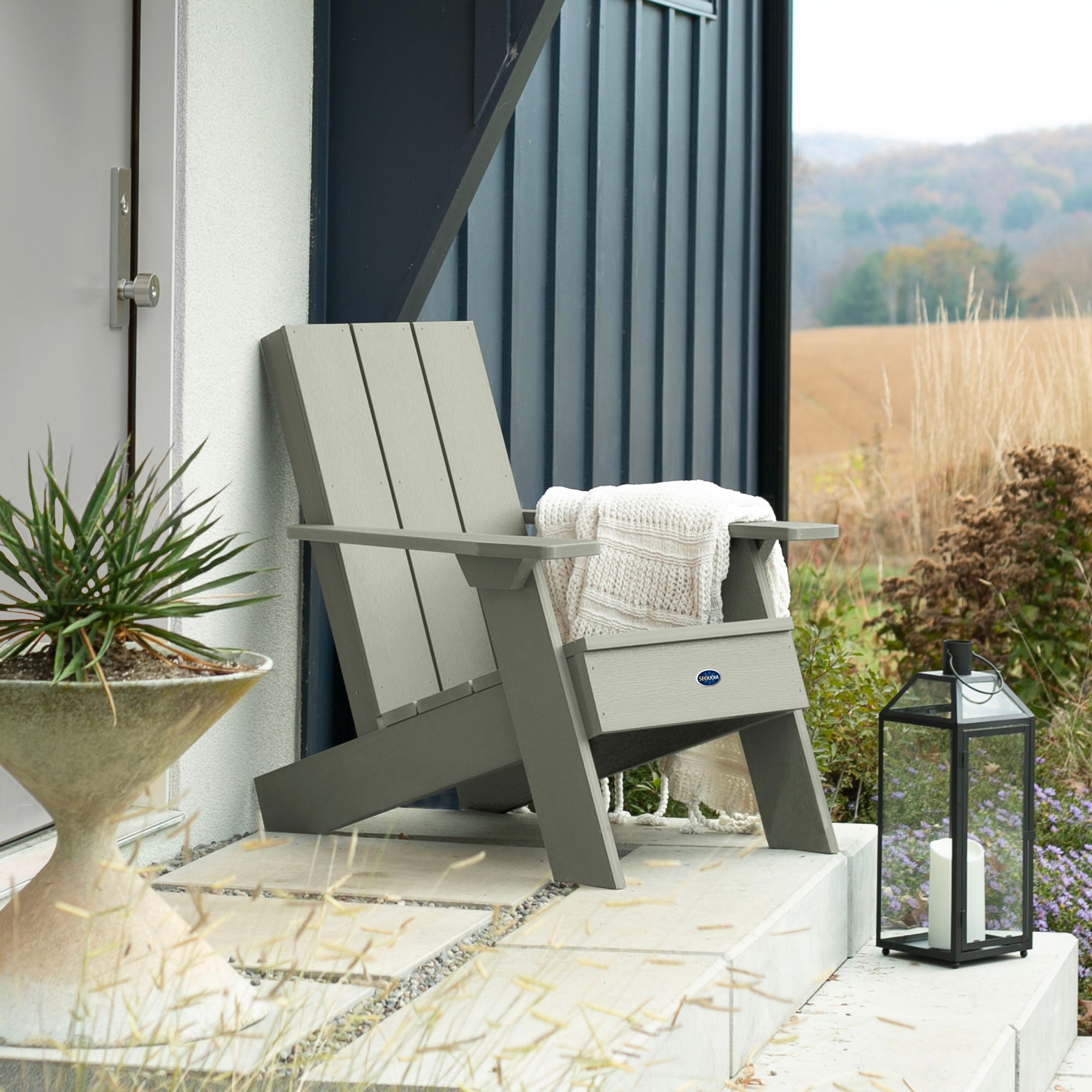 Sequoia Outdoor Granite Hills Modern Adirondack Chair