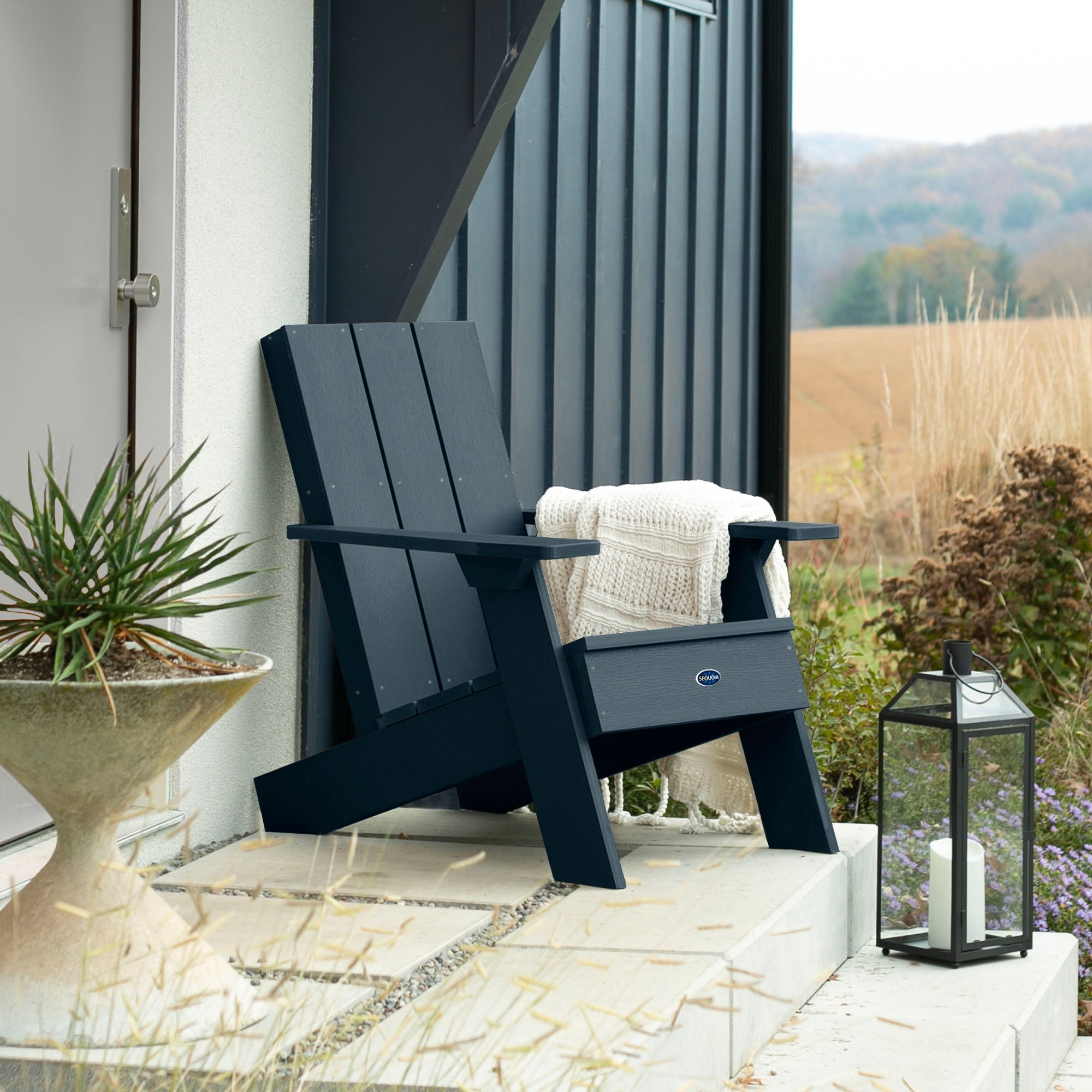 Sequoia Outdoor Granite Hills Modern Adirondack Chair