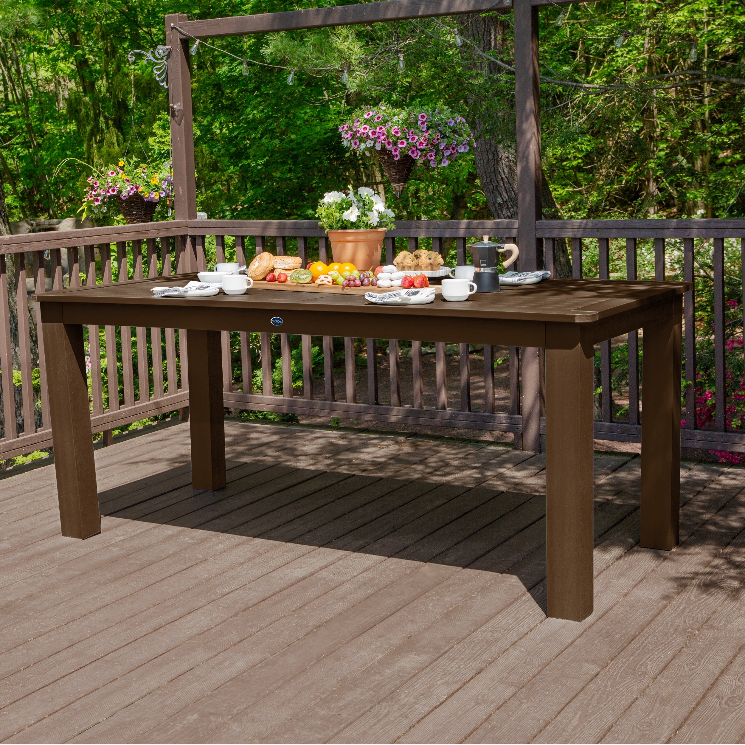 Sequoia Outdoor Homestead Rectangular 42in x 84in Counter Height Dining Table