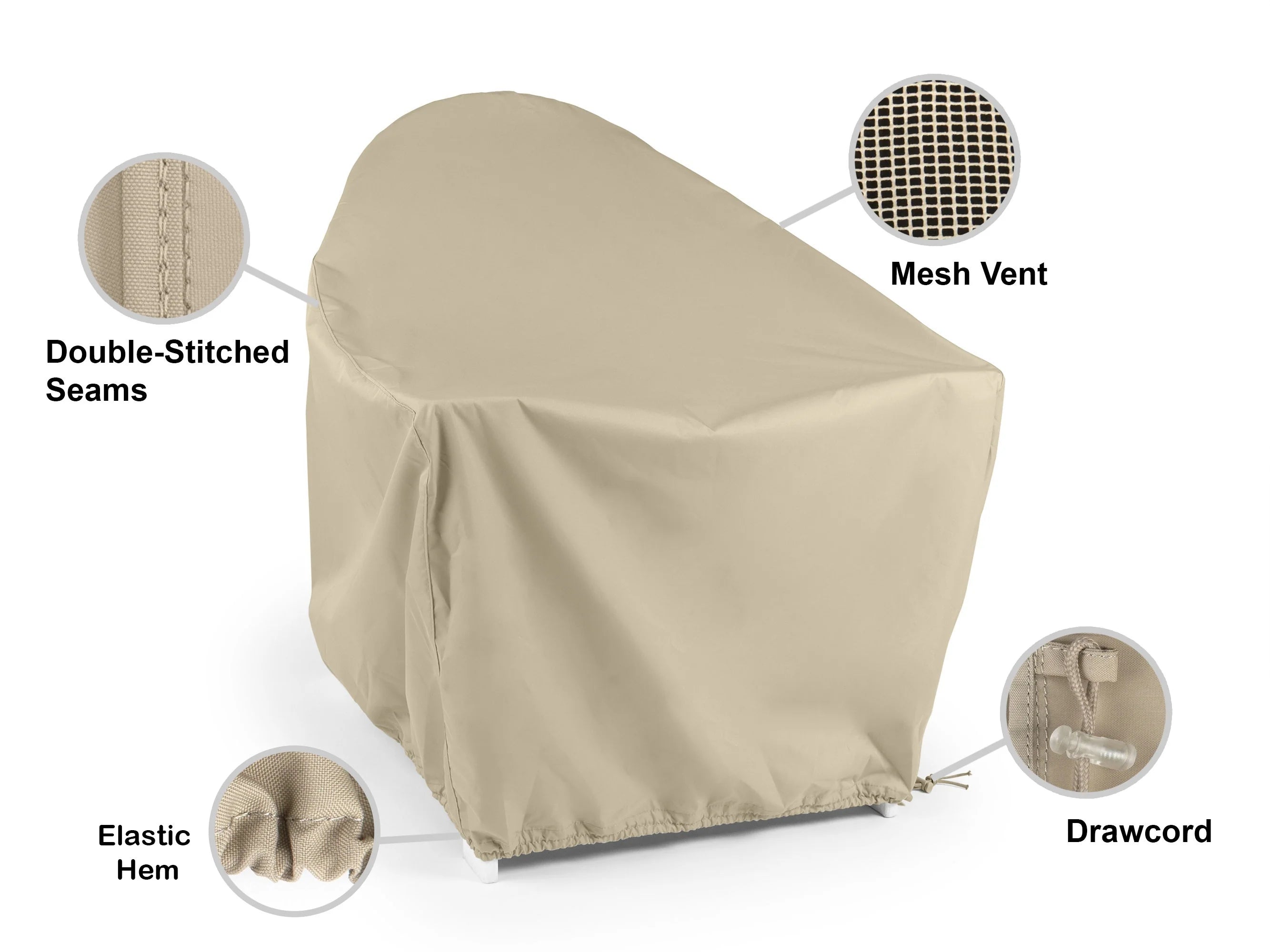Coverstore Covermates Elite Rounded Back Adirondack Chair Cover