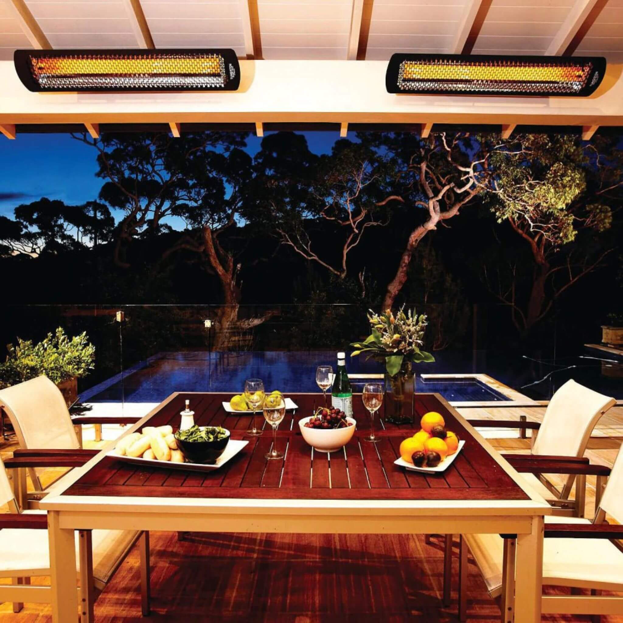 Bromic Heating Tungsten Smart-Heat™ 56-Inch 240V 6000W Single Element Electric Infrared Patio Heater