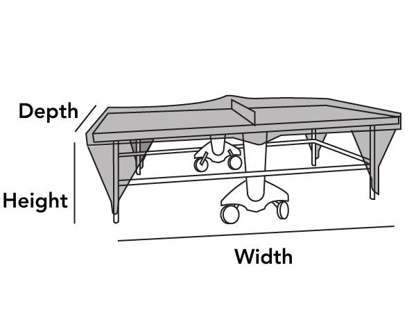 Coverstore Covermates Elite Outdoor Ping Pong Table Cover