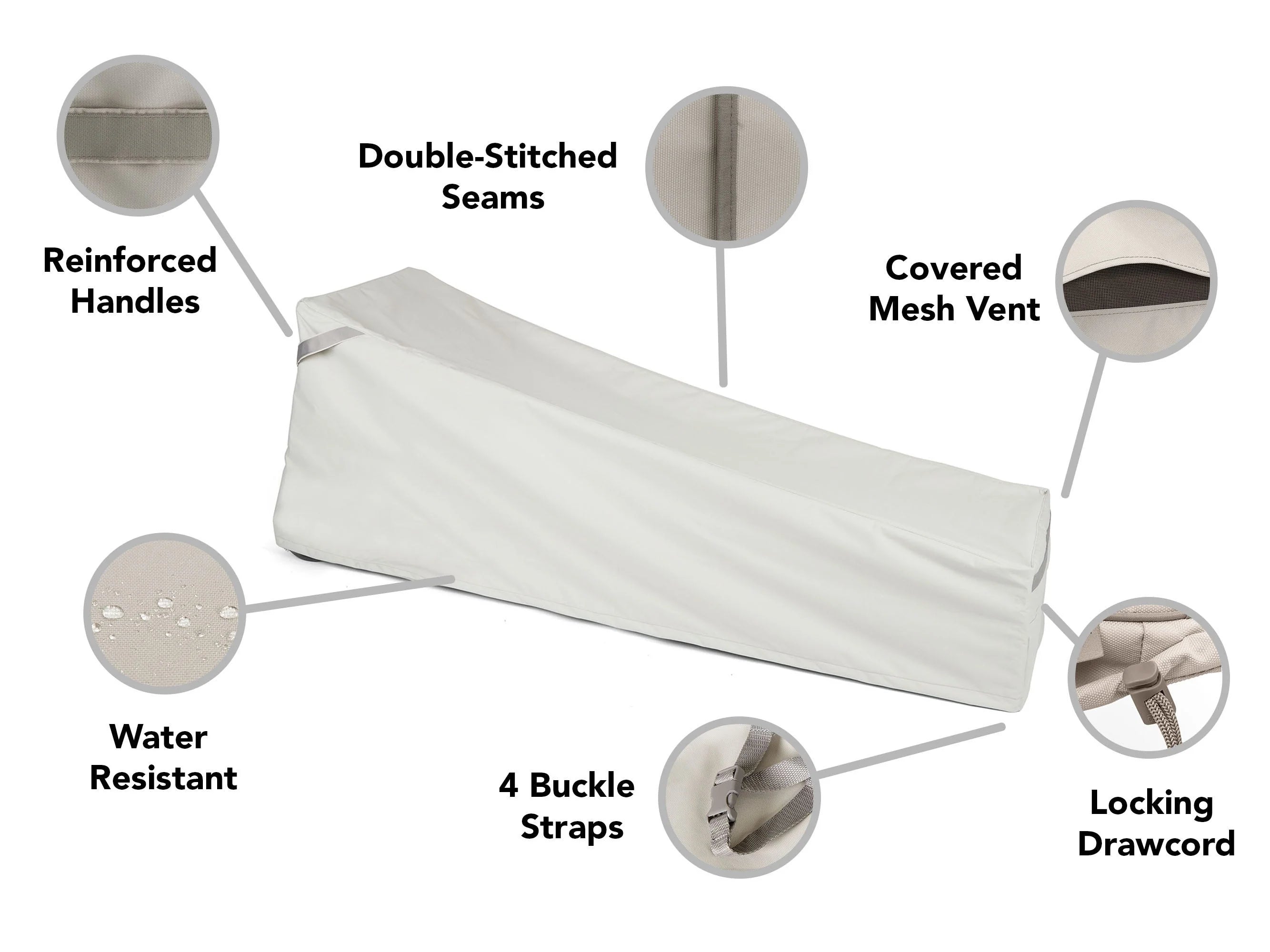 Coverstore Covermates Prestige Outdoor Chaise Lounge Cover