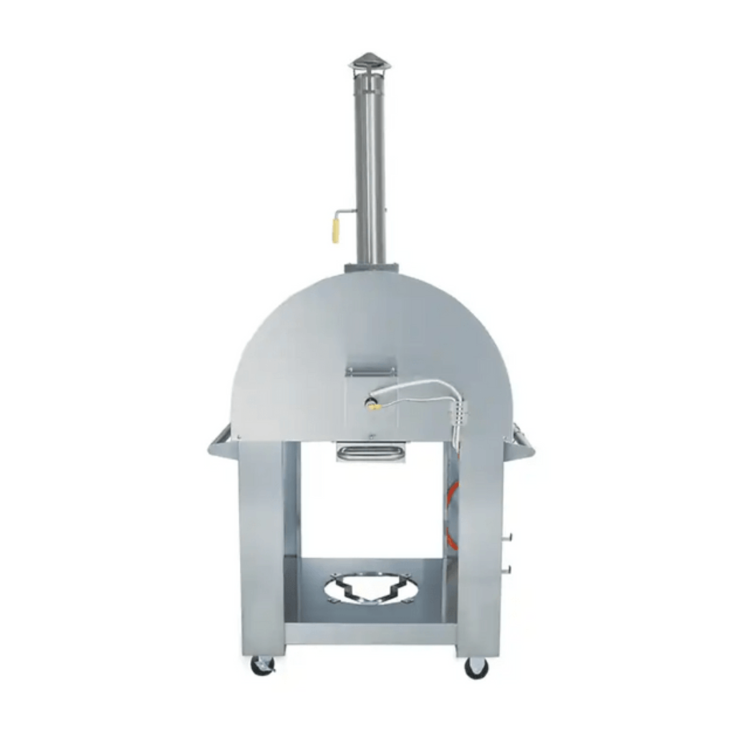 Kokomo Grills 32” Dual Fuel Stainless Steel Pizza Oven (Gas or Wood-Fired)