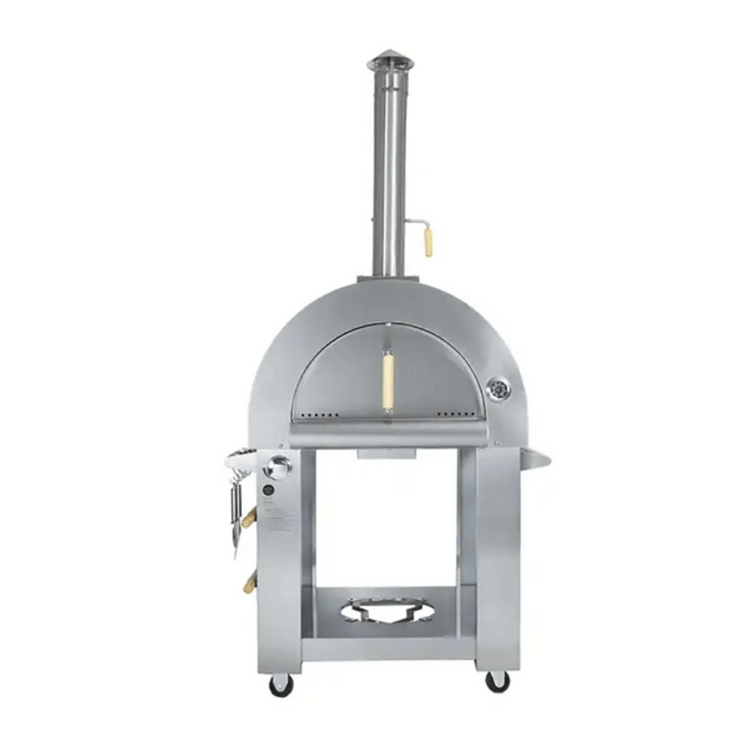 Kokomo Grills 32” Dual Fuel Stainless Steel Pizza Oven (Gas or Wood-Fired)