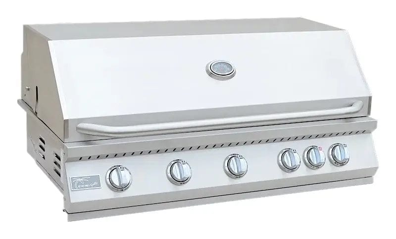 Kokomo Grills 40” 5-Burner Built-In BBQ Gas Grill with Infrared Back Burner