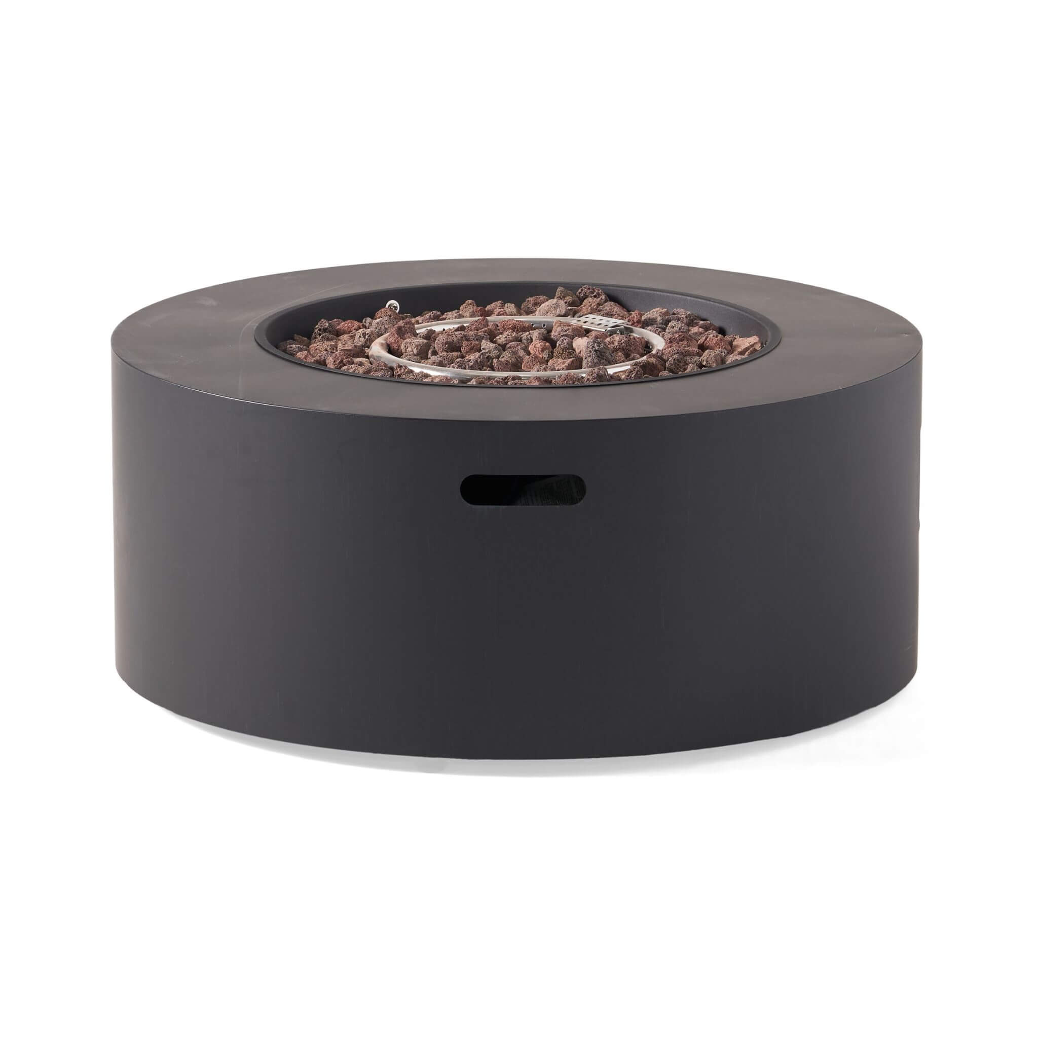 Alora Modern 32-Inch 40K BTU Round Iron Propane Fire Pit