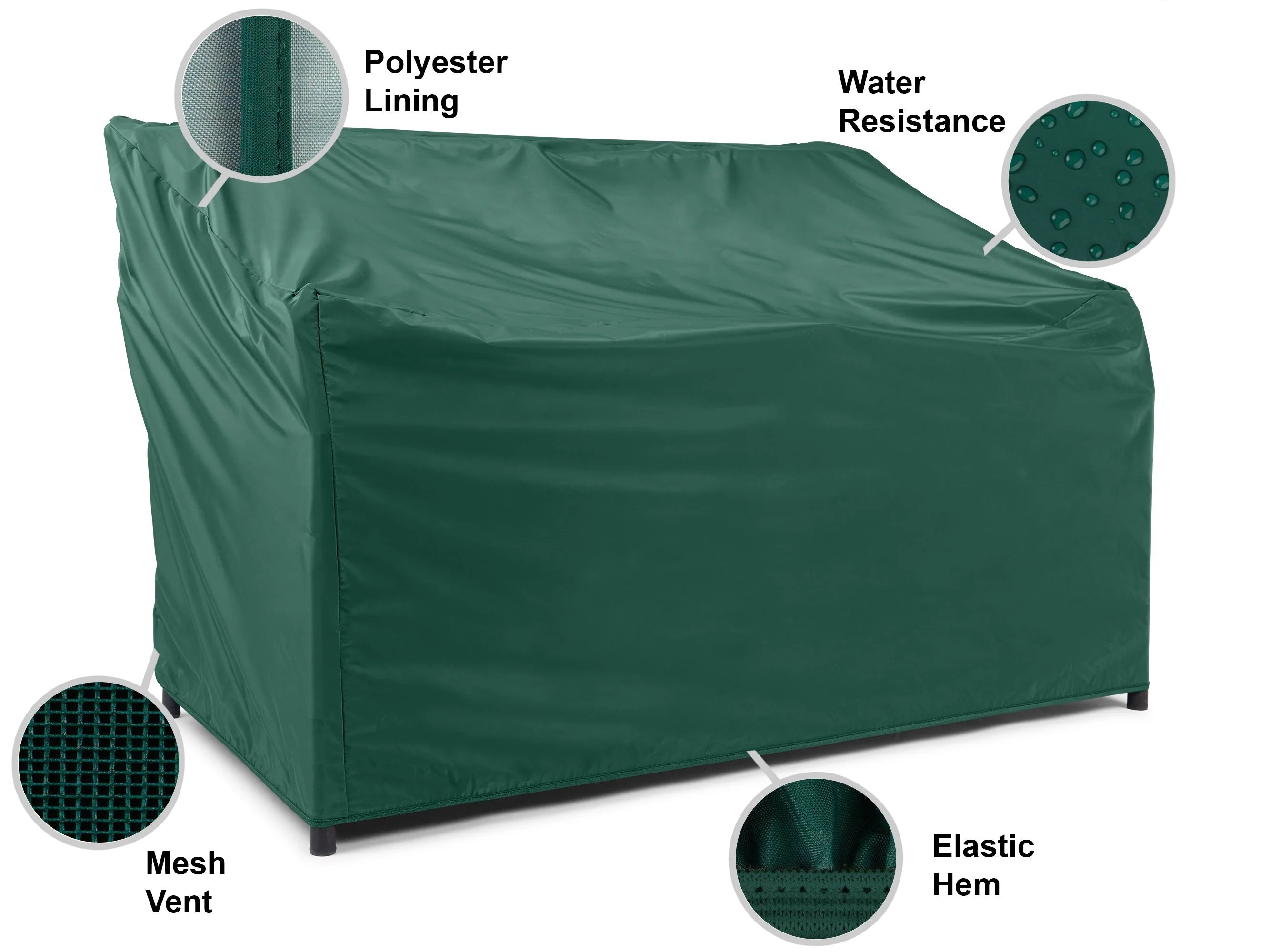 Coverstore Covermates Classic Outdoor Sofa & Loveseat Cover - Hunter Green
