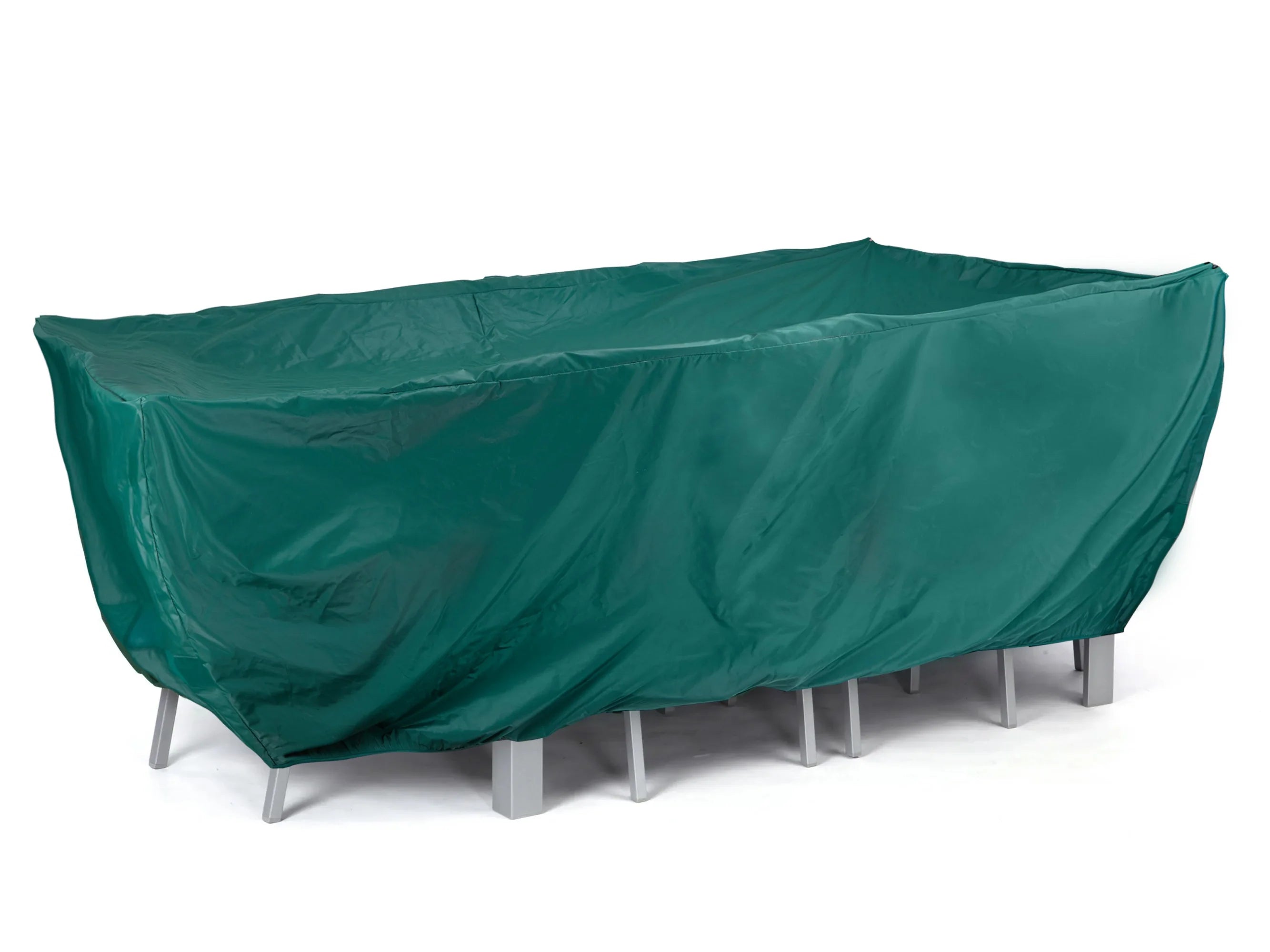 Coverstore Covermates Classic Rectangular Dining Table & Chair Set Cover (No Umbrella Hole) - Hunter Green