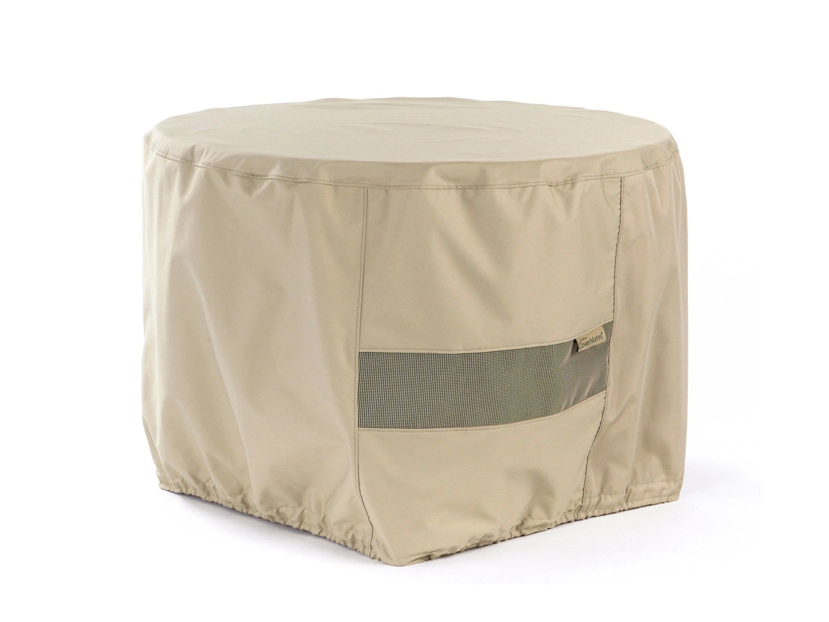 Coverstore Covermates Elite Round Fire Pit Cover Khaki