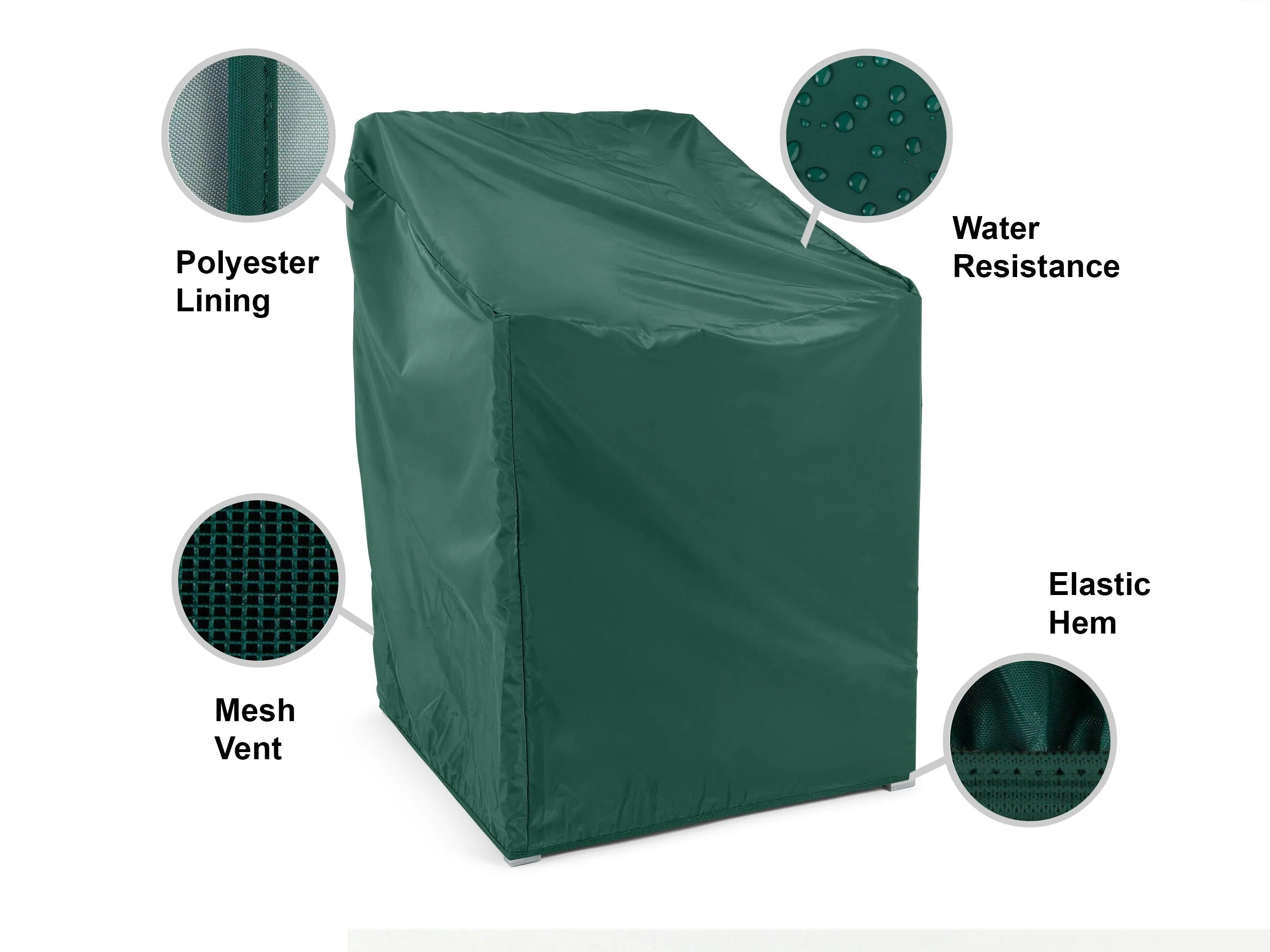 Coverstore Covermates Classic Outdoor Chair Cover - Hunter Green
