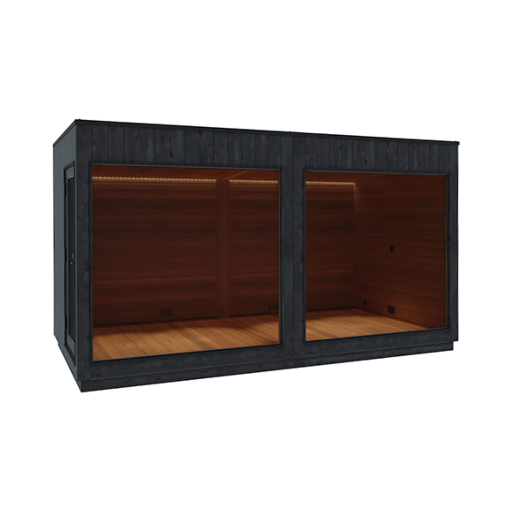 ThermaSol Nordic Misty XL 1-Entrance Outdoor Sauna Lounge 1 Door (Right Side)