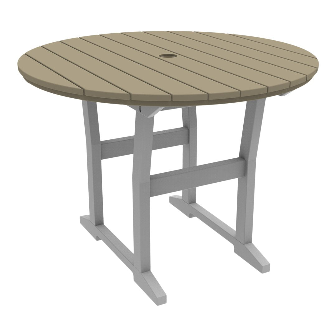 Seaside Casual Coastline Café Round Dining Table
