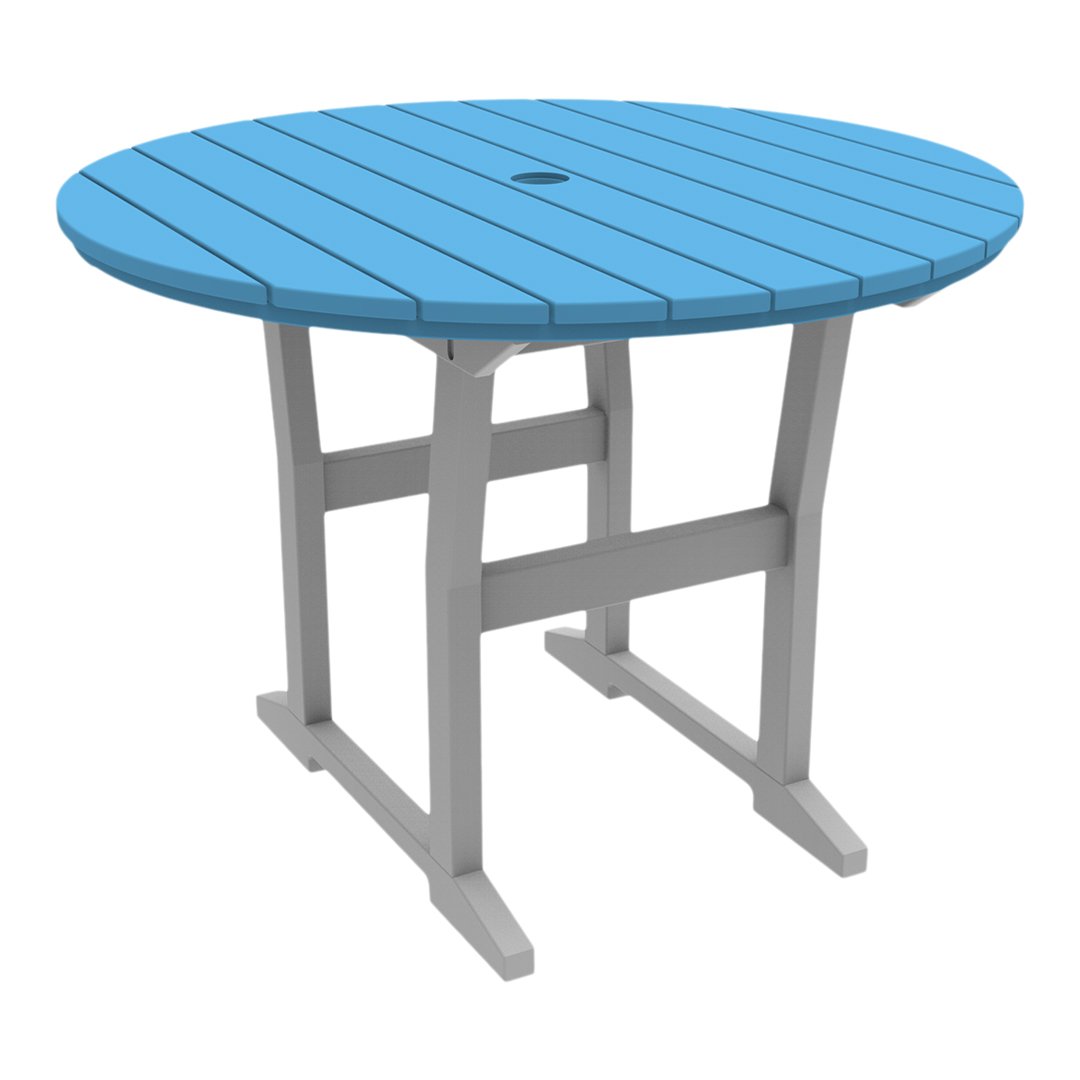 Seaside Casual Coastline Café Round Dining Table