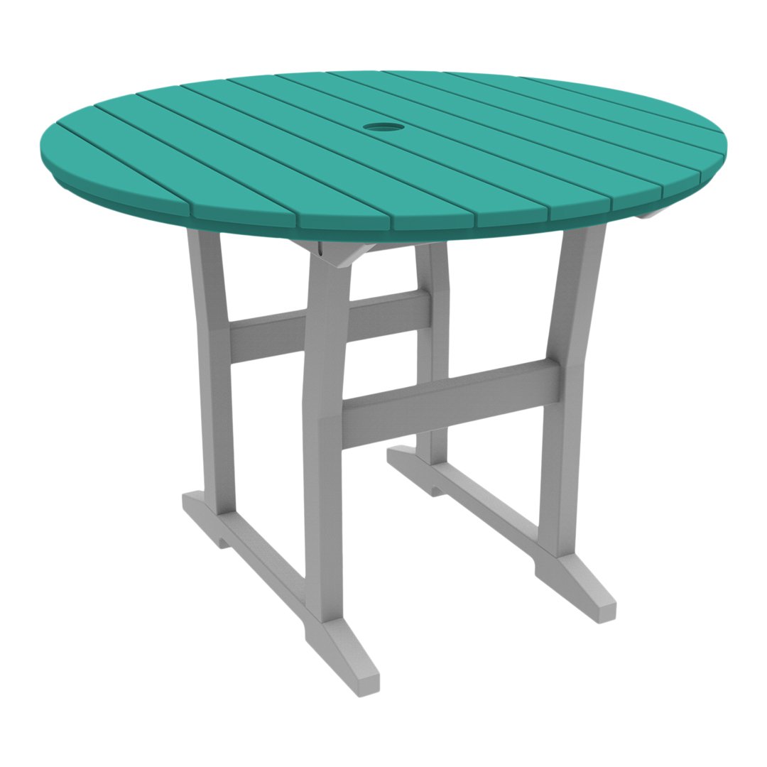 Seaside Casual Coastline Café Round Dining Table